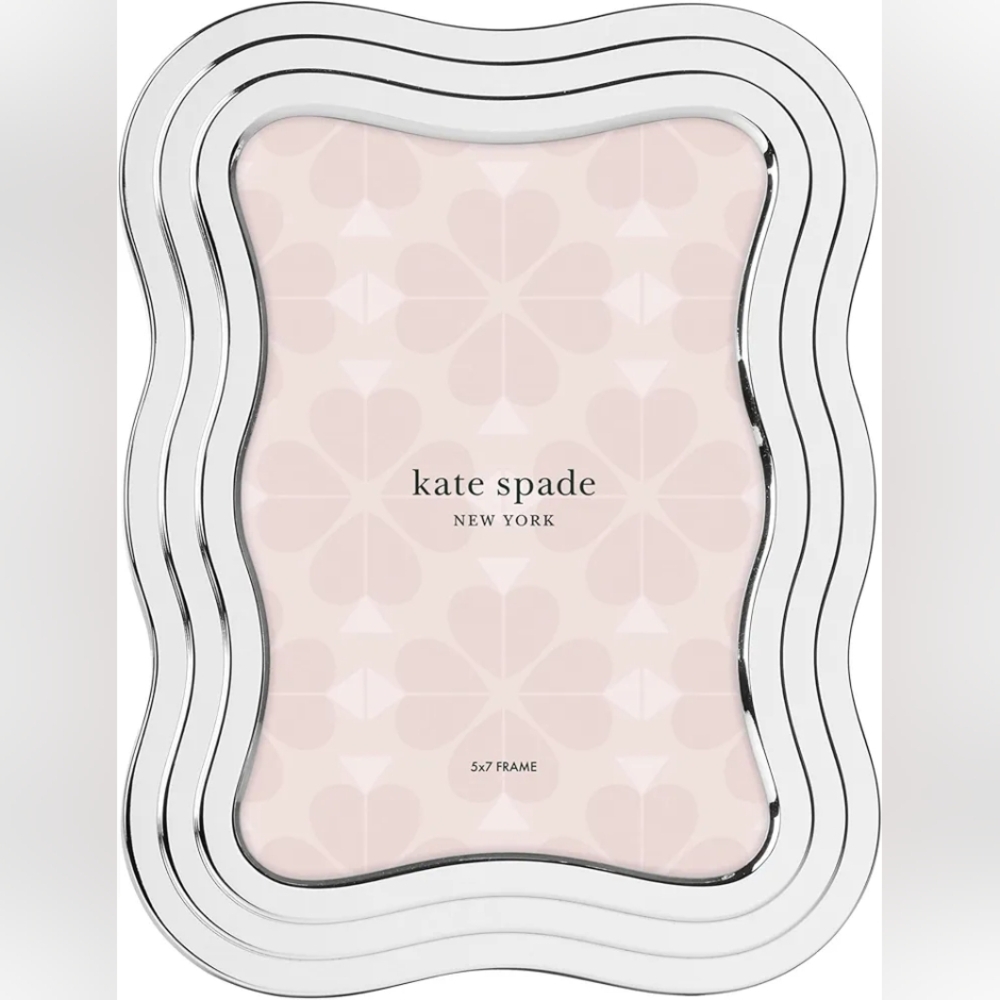 Kate Spade Wavy Silver Frame